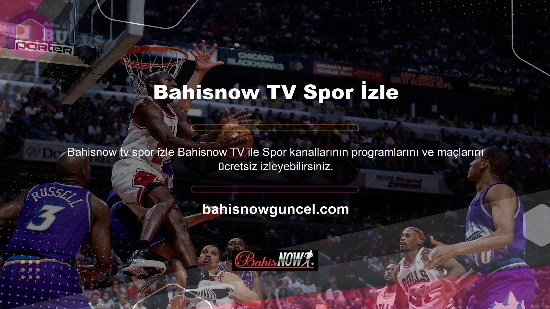 HD kalitesinde maç yayınları, herhangi bir gecikme veya kesinti olmaksızın Bahisnow TV'de sizlerle buluşacak