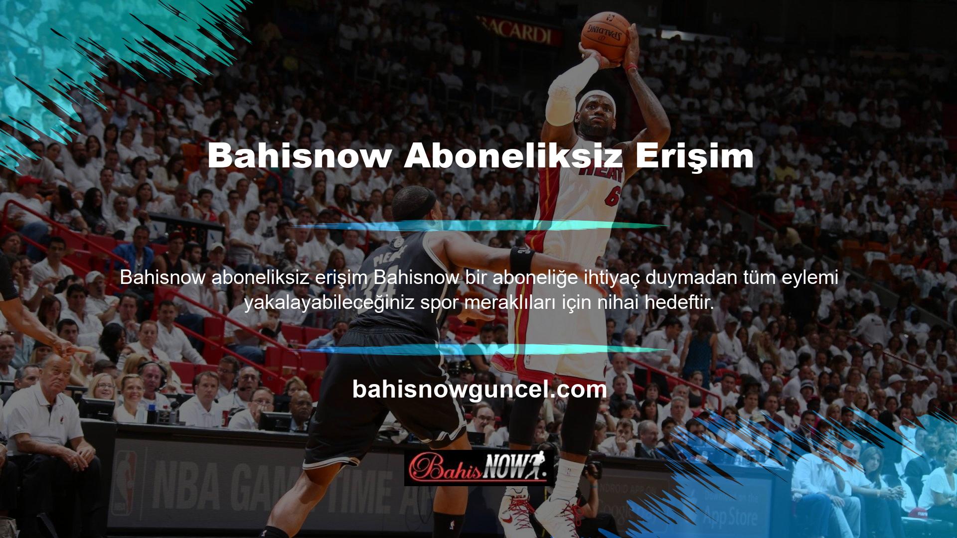 Ana sayfanın sağ üst köşesinde Bahisnow TV ile canlı spor maçlarını ücretsiz izleyebilirsiniz! Bahisnow casino bonusları, özel günlerinizde casino, yatırım yapmak ve casino oyunları oynamak için casino kullanıcılarına verilir